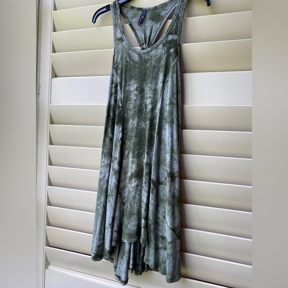 Sm Green Tie-dye Tunic